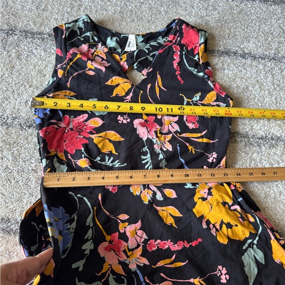 Pact Black Floral Midi Dress - Picture 6 of 8